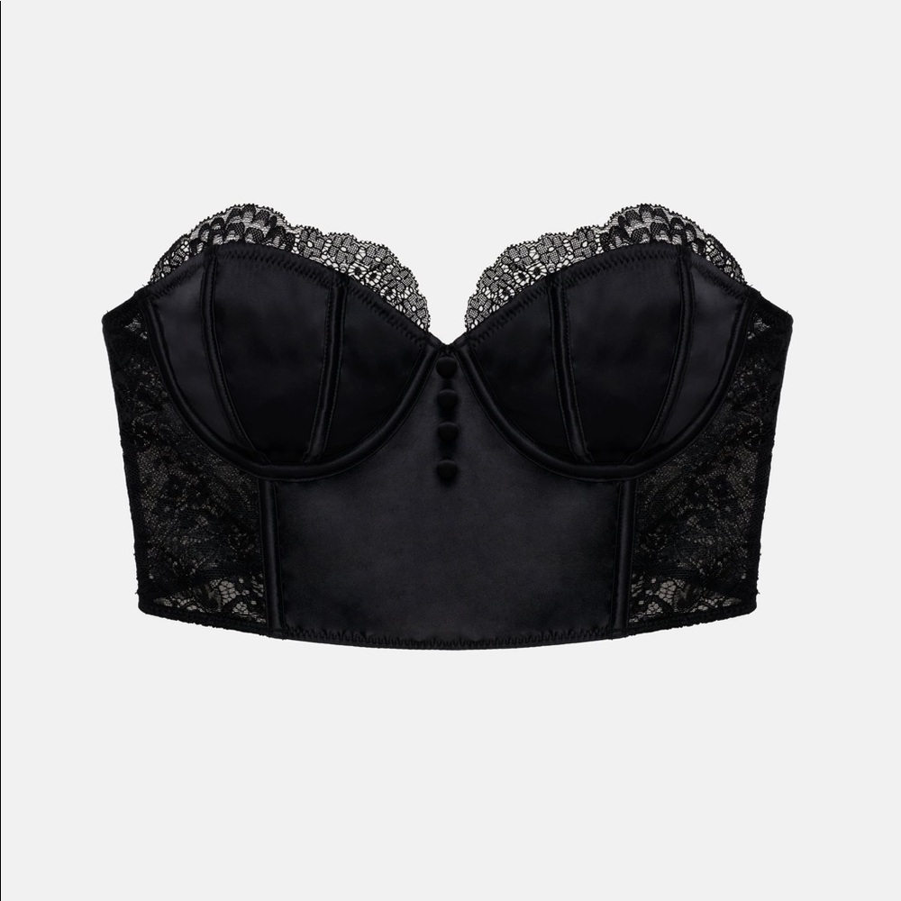 ZARA Limited Edition Strapless Lace Corset